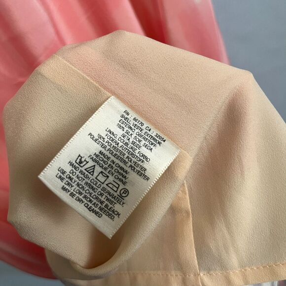 Anthropologie Maeve Avalonne Dress Size 4 One Shoulder Asymmetrical Silk Lined - Picture 7 of 8